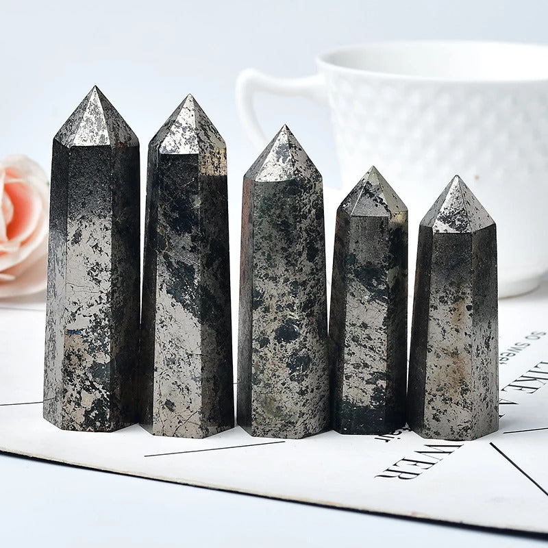 NATURAL HEMATITE CRYSTAL POINT