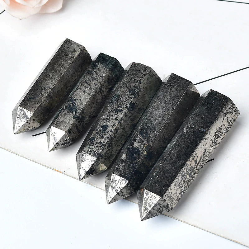NATURAL HEMATITE CRYSTAL POINT