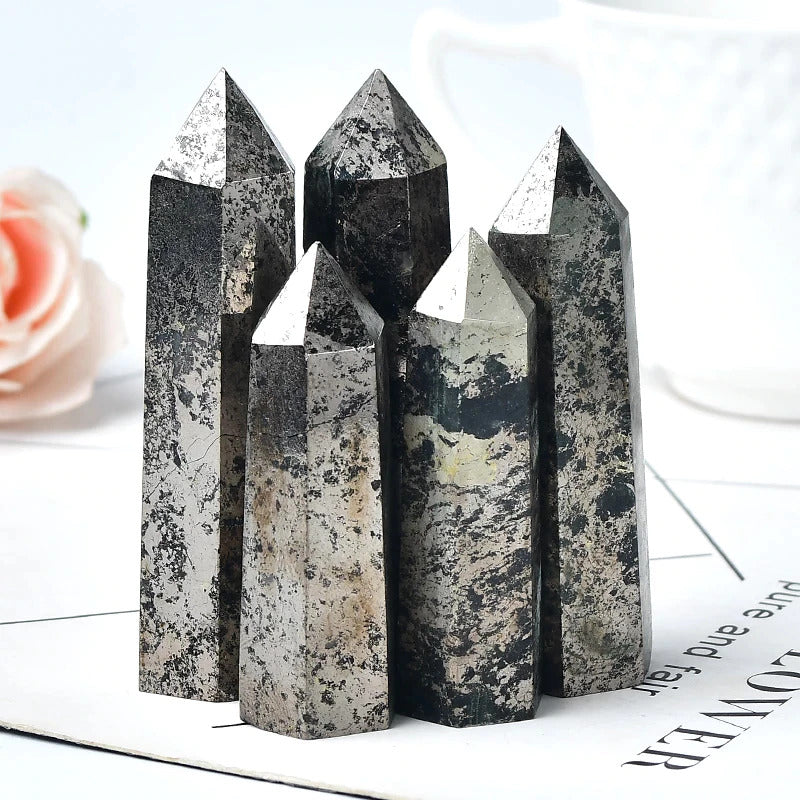 NATURAL HEMATITE CRYSTAL POINT