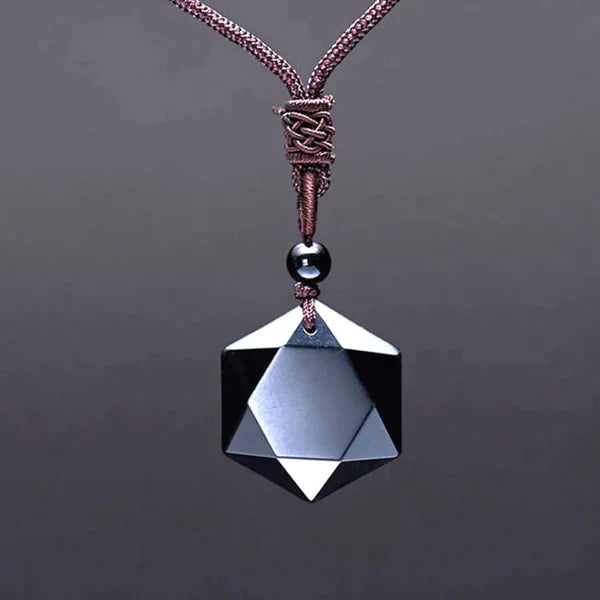 OBSIDIAN SELF PROTECTION NECKLACE