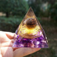 SMOKY QUARTZ AMETHYST OBSIDIAN PYRAMID