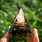 ROSE QUARTZ OBSIDIAN PYRAMID