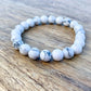 WHITE HOWLITE BRACELET