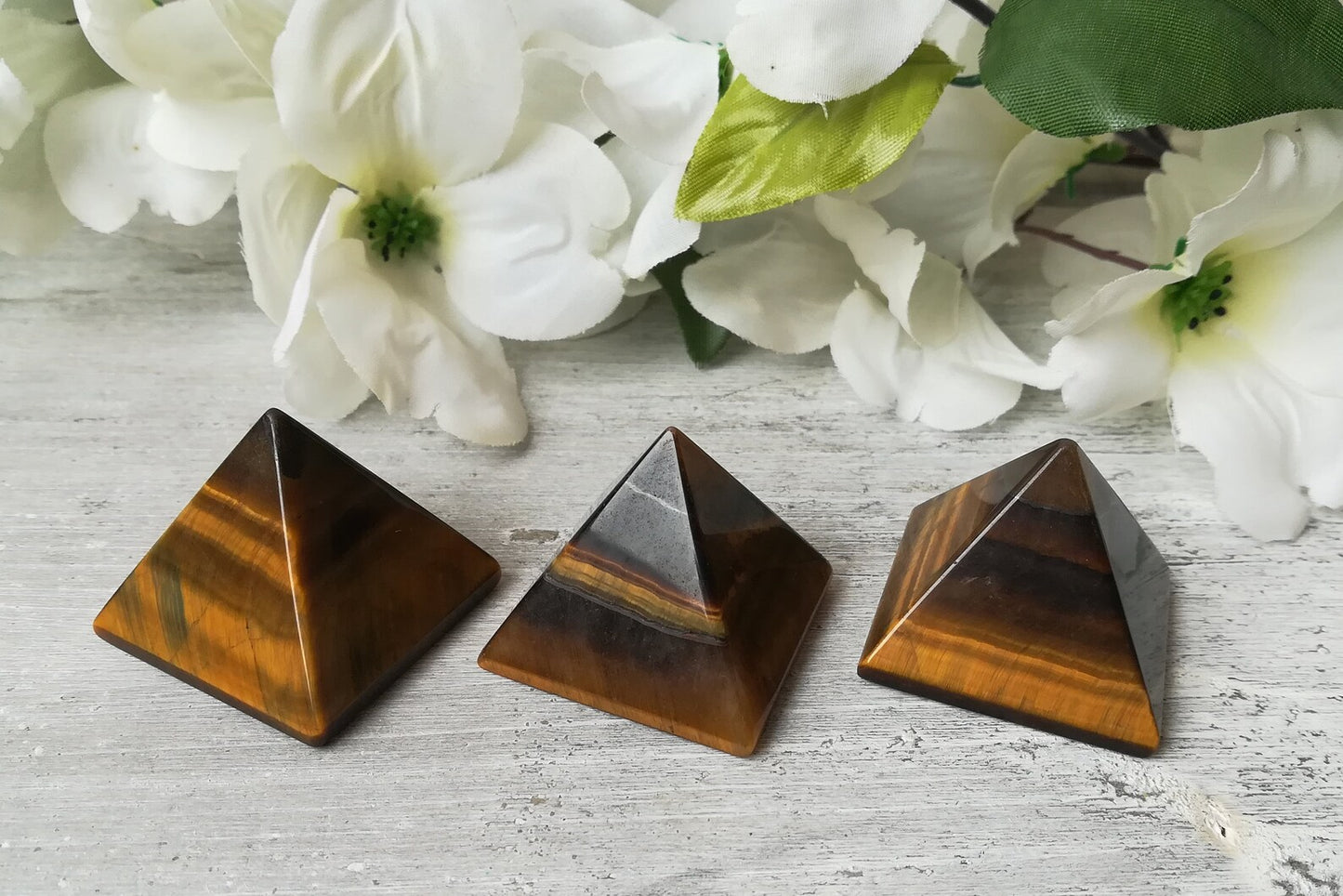 TIGER'S EYE CRYSTAL PYRAMID